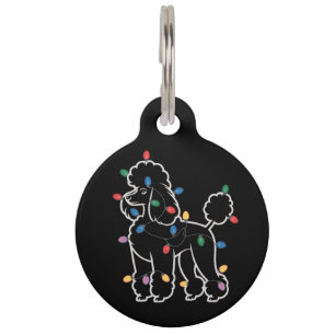 Pudel-Hunde-Baum-Weihnachten-Xmas-Haustier-Tier-Hu Haustiermarke
