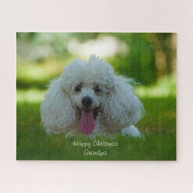 Pudel-Hunde. Puzzle (Horizontal)