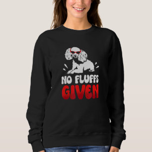 Pudel-Hundebesitzerin ohne Flaum Welpen-Hund Zücht Sweatshirt