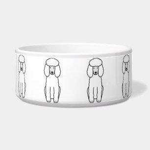 Pudel-HundeCartoon Napf