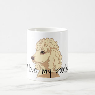 Pudel-Hundeliebhaber-Schoßhund-Tatzen Kaffeetasse