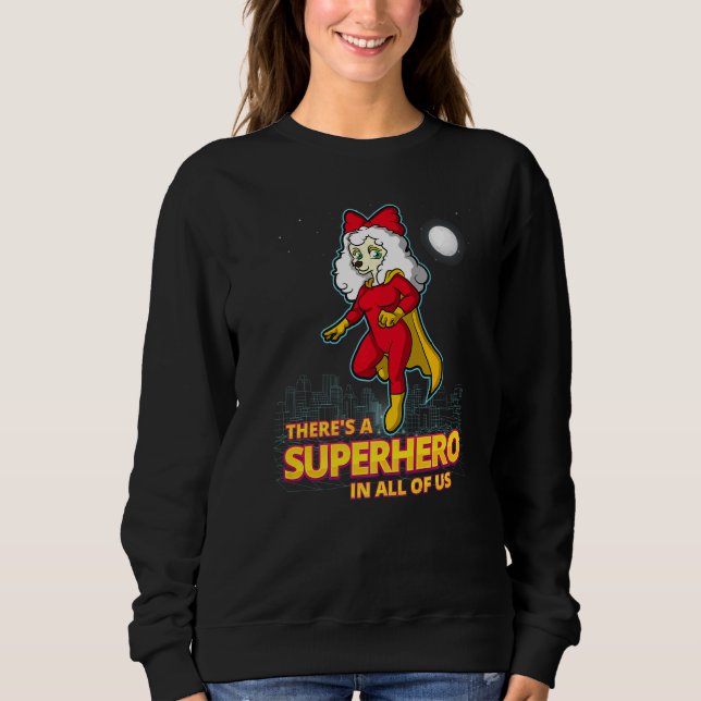 Pudel-Hunderasse 72 Sweatshirt (Vorderseite)