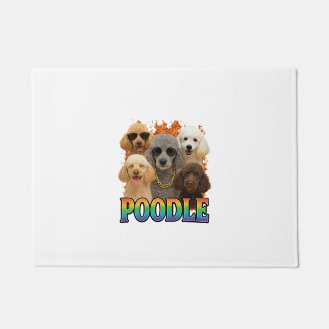 Pudel Kopie Fußmatte (Vorderseite)