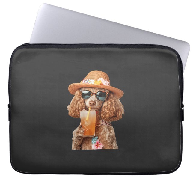 Pudel Laptopschutzhülle (Vorderseite)