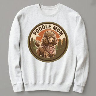 Pudel-Mama-Crewneck Doodle Hundemama-Geschenk für  Sweatshirt