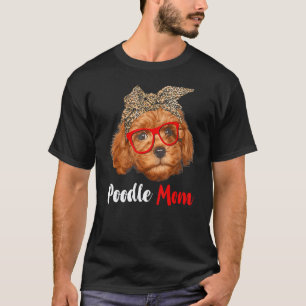 Pudel-Mama für Hund Muttertag T-Shirt