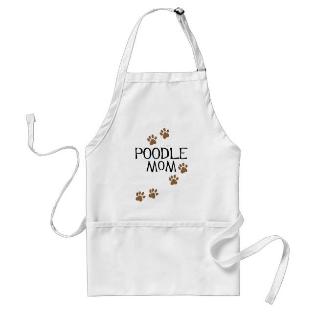 Pudel-Mama-T - Shirts u. -geschenke Schürze (Vorne)