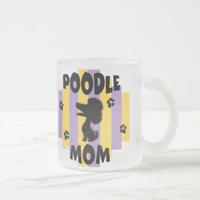 Pudel-Mama-Tasse Mattglastasse (Rechts)