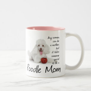 Pudel-Mama-Tasse Zweifarbige Tasse