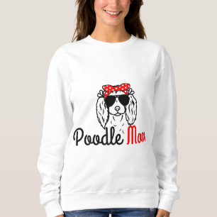 Pudel-Mama Vintage Lustig Süße Hund Pudel Mama 001 Sweatshirt