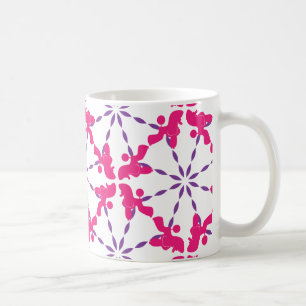Pudel Muster Illustration anpassbar Tasse