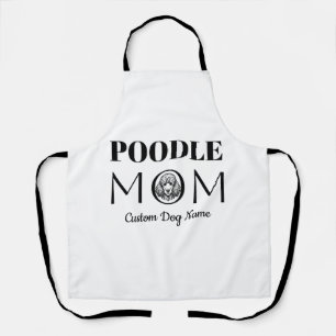Pudel-Mutter Geburtstagsgeschenk für Mama, Hundema Schürze
