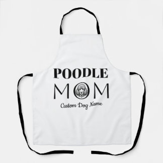 Pudel-Mutter Geburtstagsgeschenk für Mama, Hundema Schürze