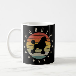 Pudel Pfote Vintage Retro Vater Mutter Frauen Haus Kaffeetasse