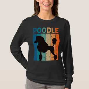 Pudel Retro Vintage Pudel Geschenk Liebhaber T-Shirt