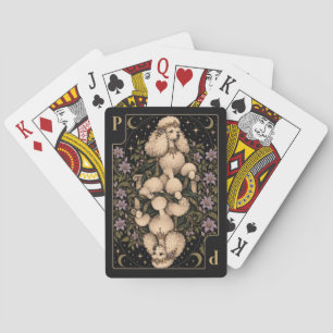 Pudel, Sternen-Tarot-Kunst Spielkarten