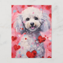 Pudel Valentinstag