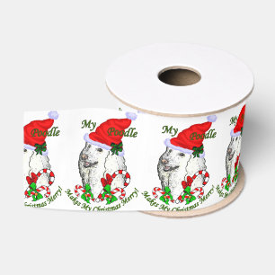 Pudel-Weihnachten Ripsband
