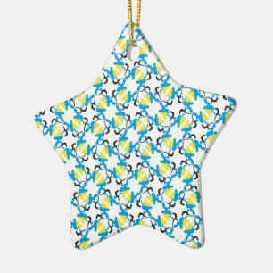 Pudel Zeit Keramik Ornament