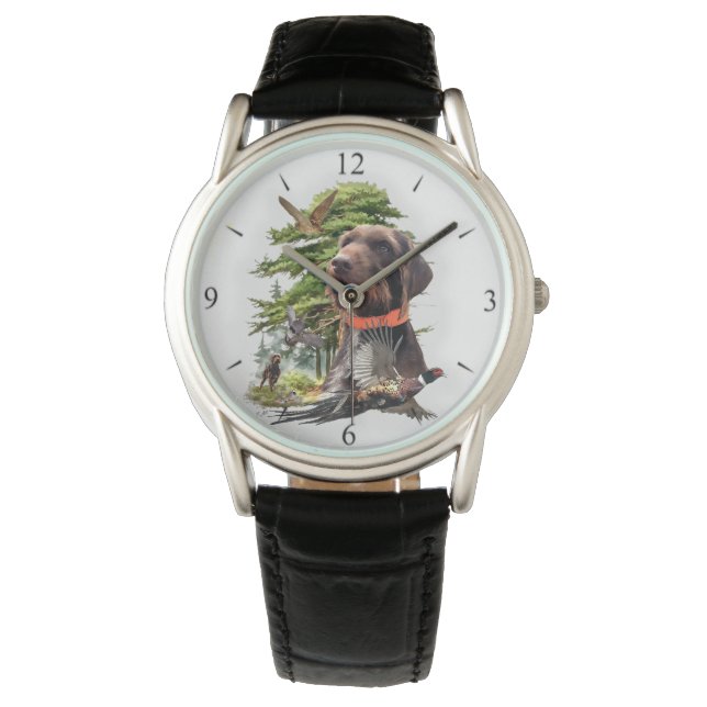 Pudelpoker Armbanduhr (Vorderseite)