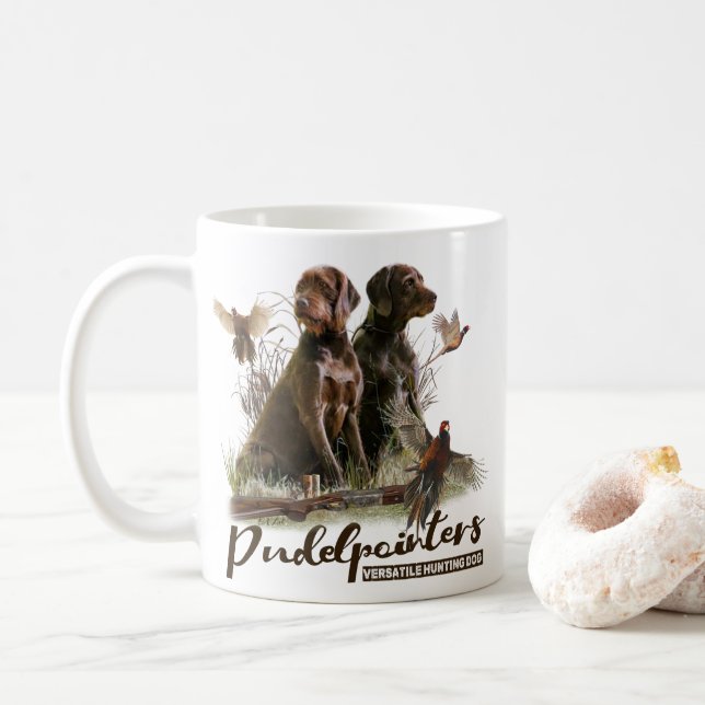 Pudelzeigen, Jagdfasan Kaffeetasse (Mit Donut)
