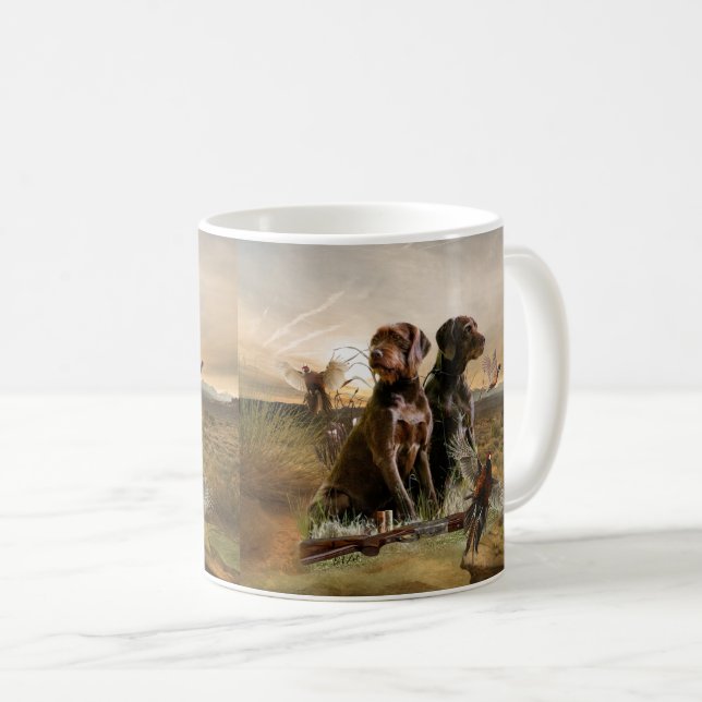 Pudelzeigen, Jagdfasan Kaffeetasse (VorderseiteRechts)