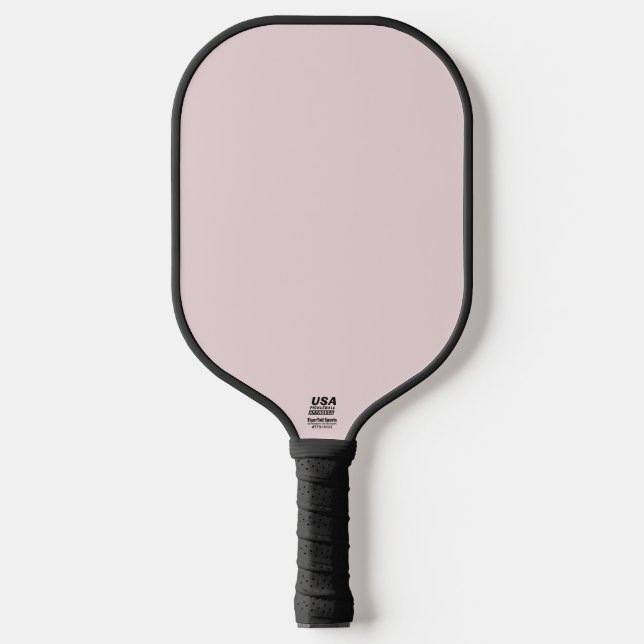 Puder-Rouge Pink Solidfarbe Pickleball Schläger (Vorderseite)