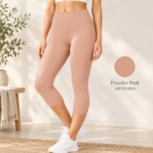 Puderrosa Einfarbig Activewear