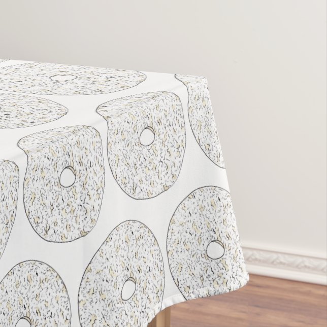 Puderzucker Donut Doughnut Frühstück Tischdecke (Beispiel)