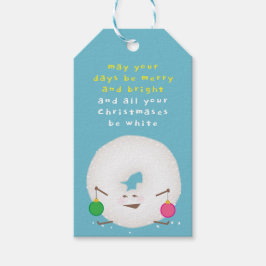 Puderzucker Donut Weihnachten Geschenkanhänger