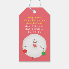 Puderzucker Donut Weihnachten Geschenkanhänger