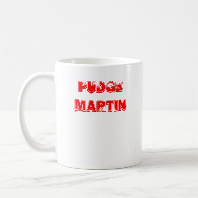 Pudge Martin internationale Karaoke-Empfindung Tasse (Links)