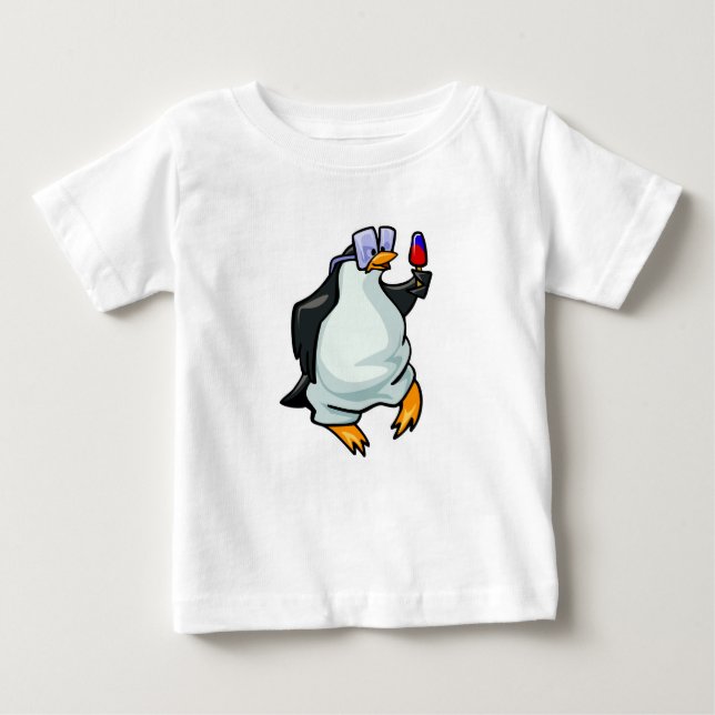 Pudgy Pinguin Baby T-shirt (Vorderseite)