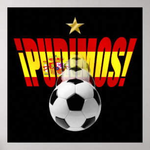 Pudimos Spanien motivierend-Weltmeisterlogo Poster
