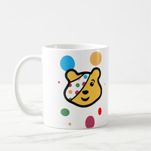 Pudsey Plush Spotty Day, Kinder in Not Kaffeetasse (Links)