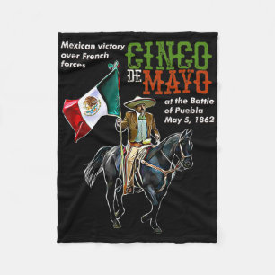 Puebla 5. Mai mexikanisches Cinco de Mayo Fleecedecke