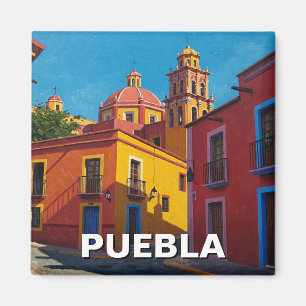 Puebla Mexico Travel Magnet
