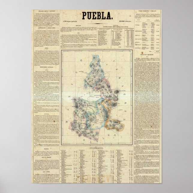 Puebla, Mexiko 2 Poster (Vorne)
