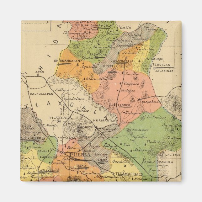 Puebla, Mexiko Magnet (Vorne)