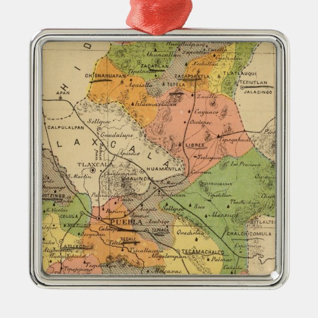 Puebla, Mexiko Ornament Aus Metall (Vorne)