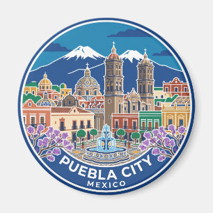 Puebla Stadt Mexiko Magnet