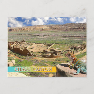 Pueblo Bonito, Chaco Canyon, New Mexico Postkarte