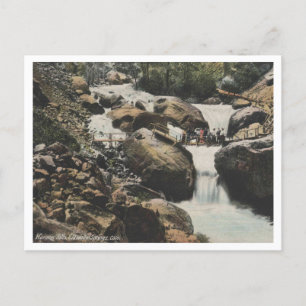 Pueblo CO, Harmon Falls, Eldorado Springs 1909 Postkarte