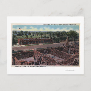 Pueblo, Colorado - Bird House & Animal Postkarte