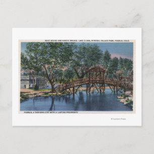 Pueblo, Colorado - Bootshaus und Rustikal Postkarte