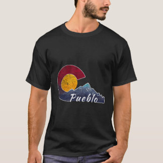 Pueblo Colorado Flag Inspiriert T-Shirt