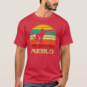 Pueblo Colorado Snowboarden Outdoor Vintag CO 80 T-Shirt