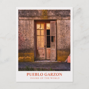 Pueblo Garzón, Uruguay-Türen der Welt Postkarte