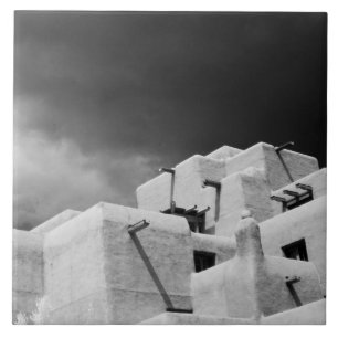 Pueblo style adobe Inn at Loretto, Santa Fe, New 2 Fliese