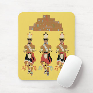Pueblo Turtle Dancers Mousepad
